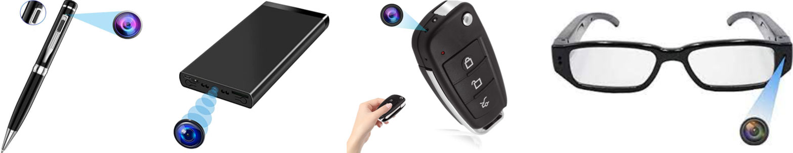 カメラが仕込まれている例